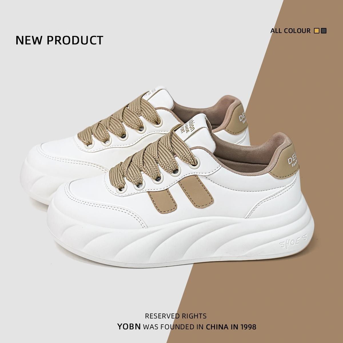 

Женские туфли на мягкой подошве, маленькие белые, увеличивающие рост, туфли на платформе, женские спортивные и повседневные туфли на плоской подошве 40 хаки