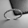 Vintage Bracelet Men and Women Bracelet Fried Dough Twists Opening