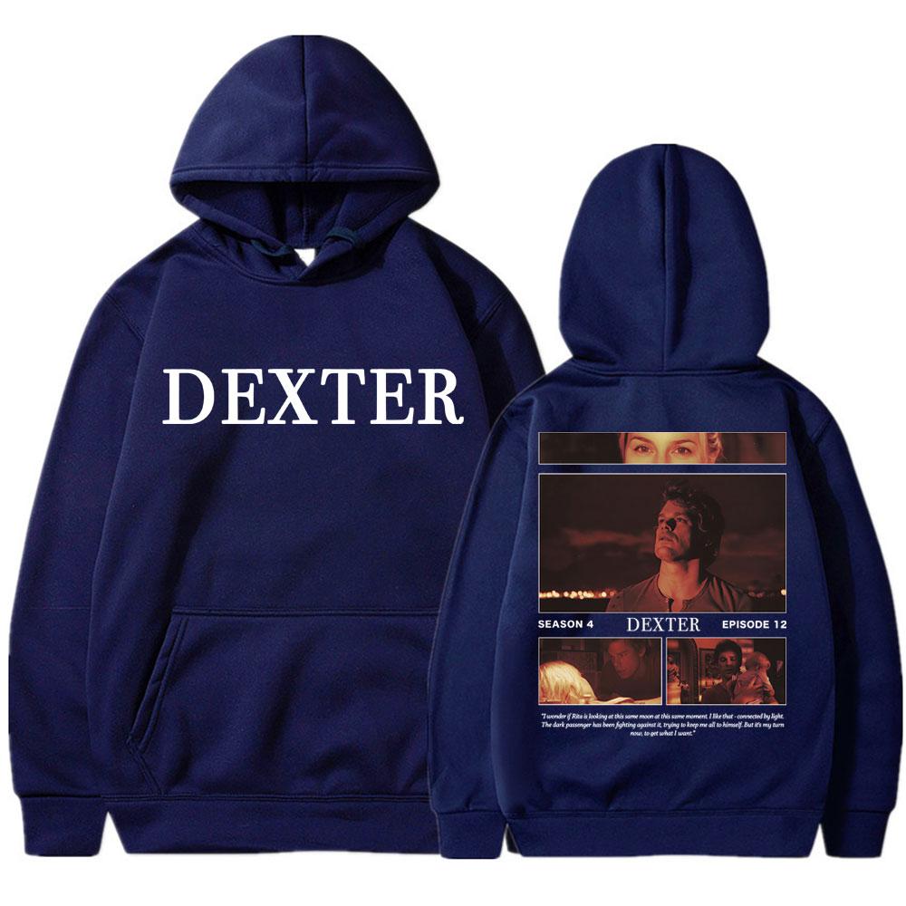 TV Play Dexter Morgan Classic Hoodie Men Women Vintage Fashion Popular Sweatshirt Oversized Fleece Casual Sportwear