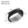 ZISIZ Ergonomic Stainless Steel Garlic Press