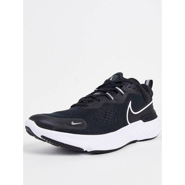 

Черно-белые кроссовки Nike Running React Miler 2