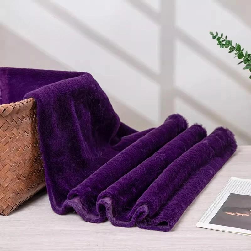 Thickened Plush Fabric 12mm Encrypted Imitation Rex Rabbit Fur Fabric Short Plush Counter Background Fabric, Clothing Fabric