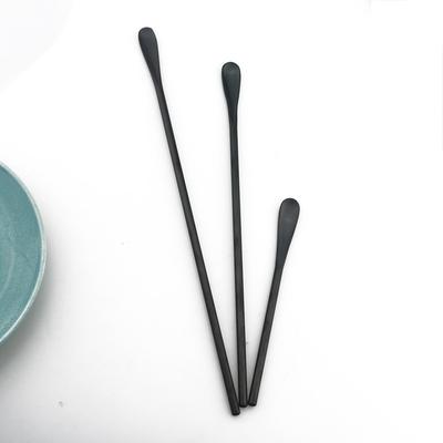 Agitatore per bevande per caffè in acciaio inossidabile colorato di 3 dimensioni, agitatore per cocktail, bastoncino per cocktail, succo di frutta, cucchiaio per mescolare il latte