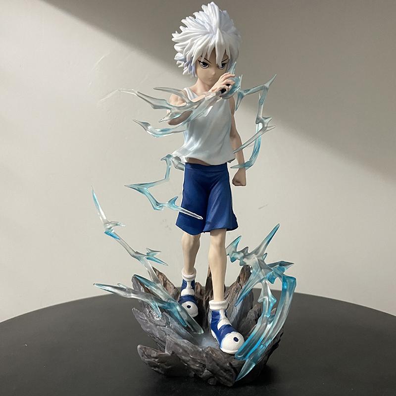 22cm Anime Hunter×Hunter Killua Zoldyck GK PVC Action Figure Collection Model Toys Doll Gift