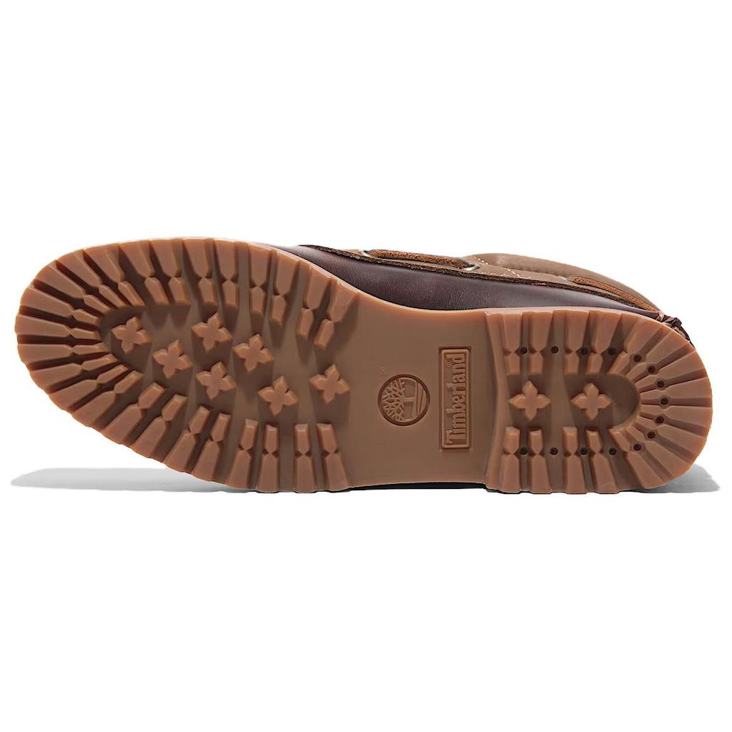 Timberland 3-Eye Lug Handsewn Boat Shoe Root Beer Men Sneakers TB0A2PDQEIW