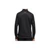 adidas Originals Solid Color Outdoor Casual Sports Polo Long Sleeve Jacket Unisex Jacket Black CD6939