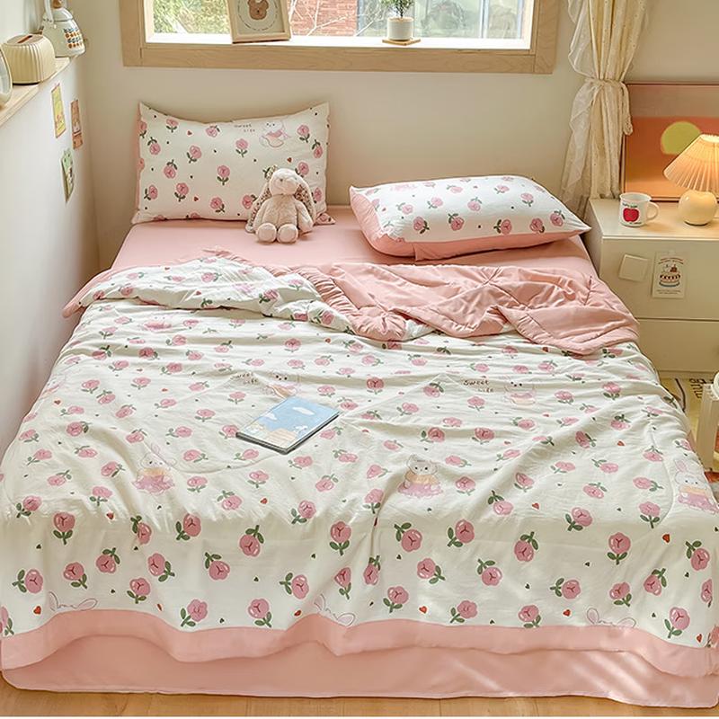 

Юань Чжи Вэй Летнее одеяло из мягкого облачного хлопка 180x200cm