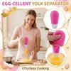Egg Yolk Separator Tool Kitchen Gadget Plastic Egg White Yolk Divider Easy To Use Durable Cooking Accessory
