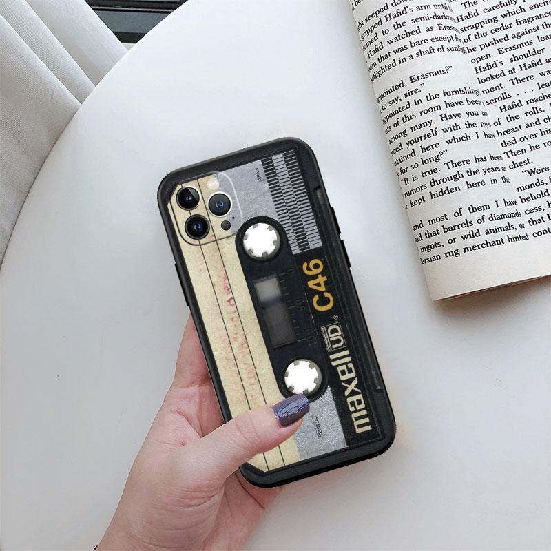 Cassette Vintage Tape Phone Case for Samsung Galaxy S20 S21 Ultra FE Plus A26 A30 A30S A31 A52 A42 A50 A50S