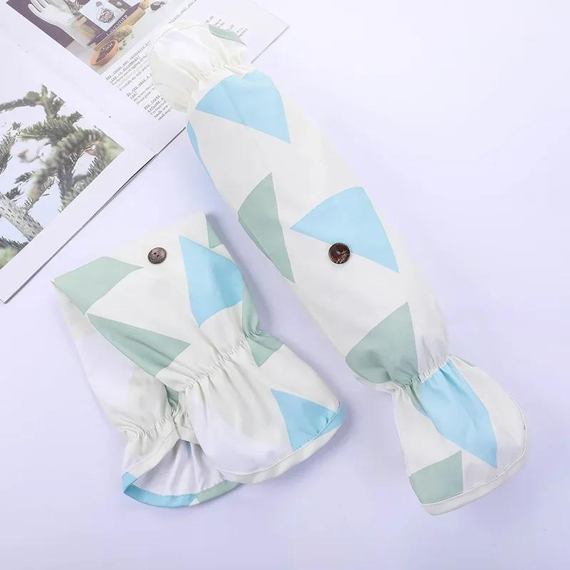 

Рукава для жарки на кухне, непротекающие, для приготовления пищи, летние, с длинным рукавом, противообрастающие, противоожоговые, водонепроницаемые, женские