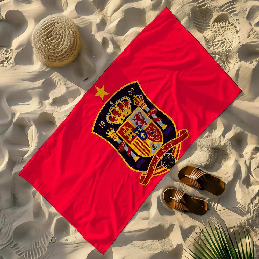 Nation Spain Towel Yoga Gym Yoga Gym Lightweight Portable for Swimming Beach Travel Sports Accessories Sandproof
