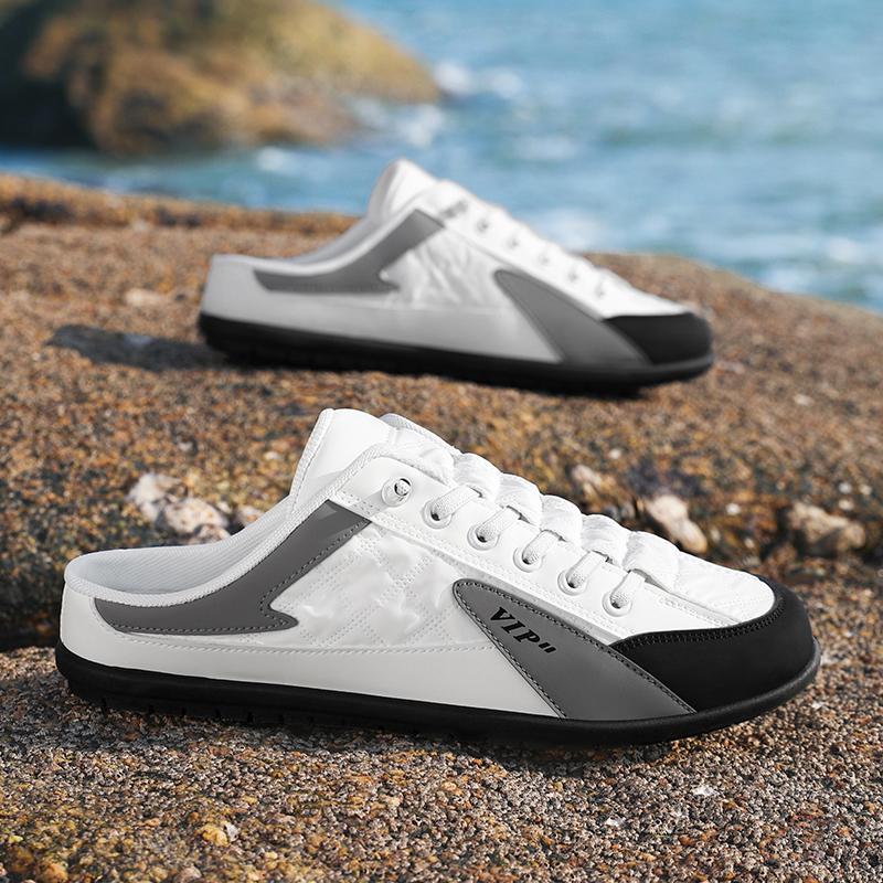 1 Pair of Mesh Half-Slippers, Sports Sandals, Beach Slippers, Breathable, Lightweight, Fashionable and Versatile, Suitable for Y