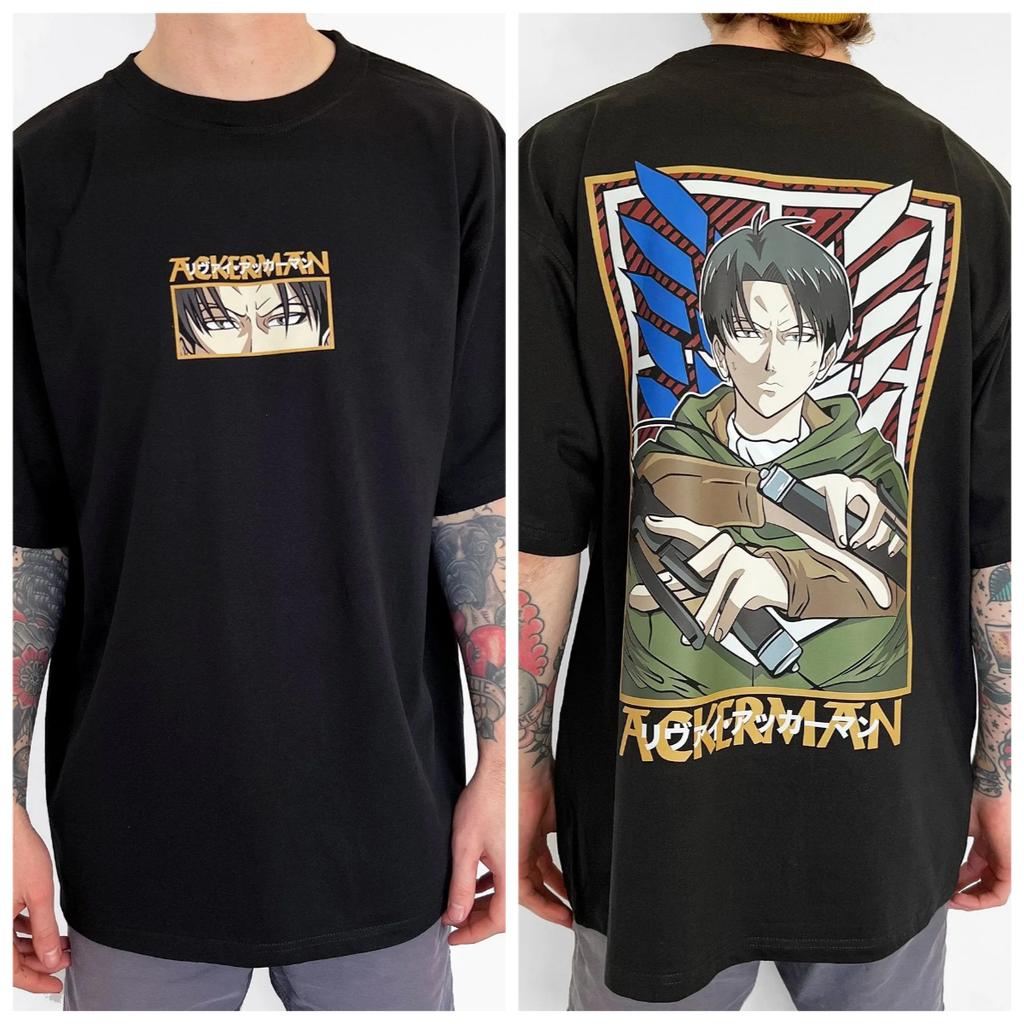 Attack on Titan Animation Derivatives Eren Jaeger Printing Shortsleeved Tshirt Mens Womens 2025 Summer Fashion Street Top