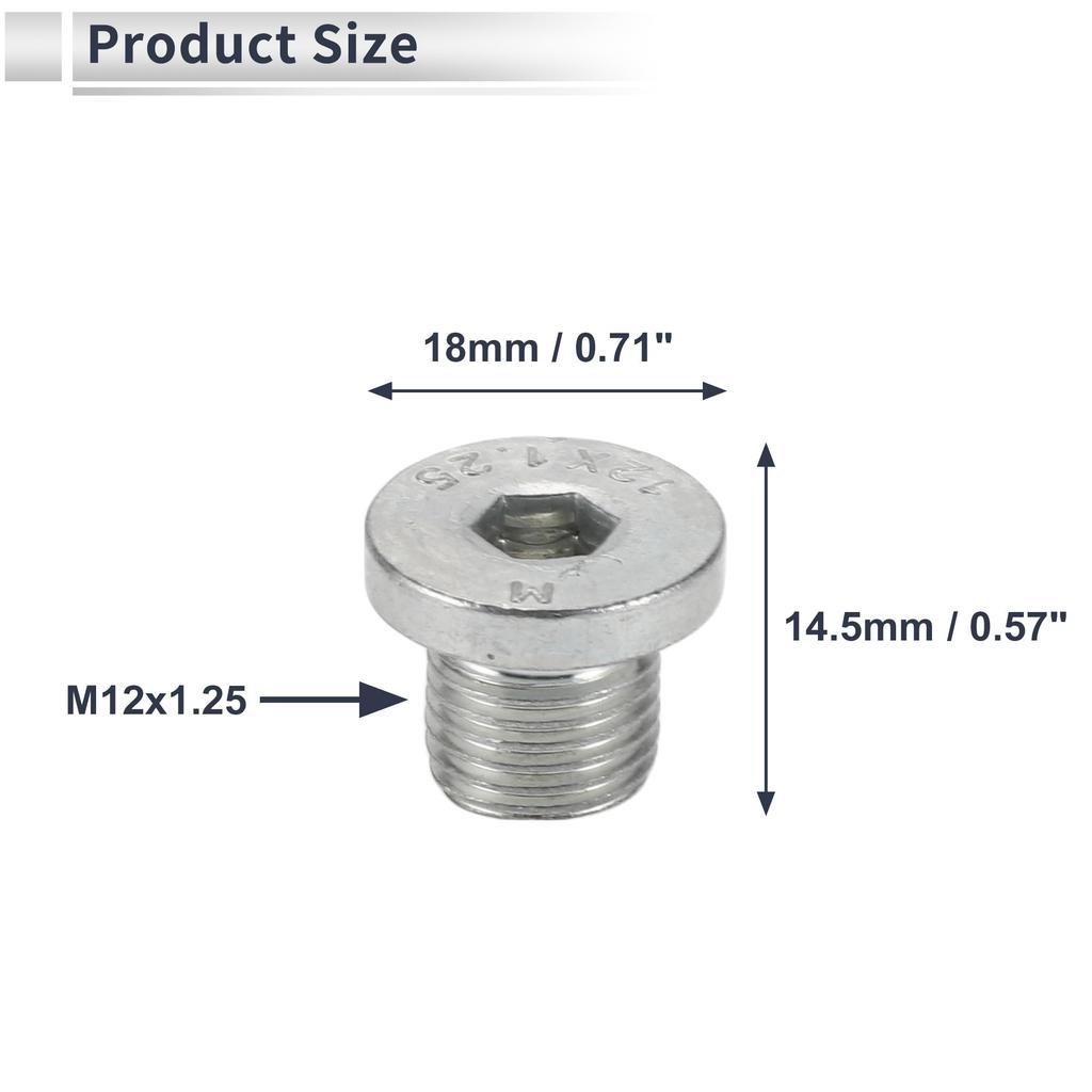 RATCHROLL 1 Set Universal Drain Plug Anti Leak 0.57" Height Fan Drain