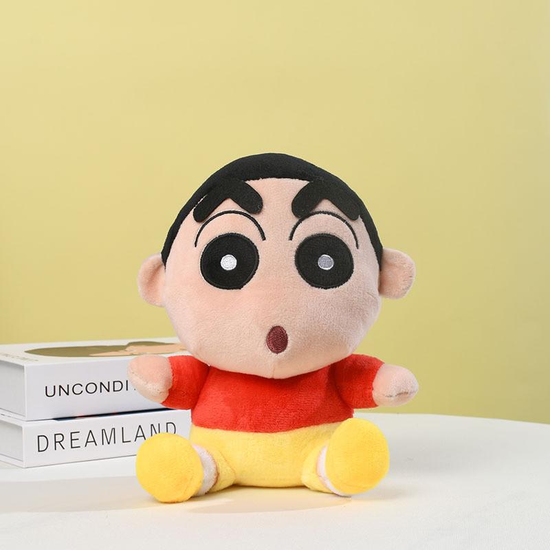 Crayon Shin-Chan Plush Toy Stuffed Animal -  Anime Collectible Gift For Kids & Adults, Soft Huggable Doll With Premium Quality (22cm/8in)