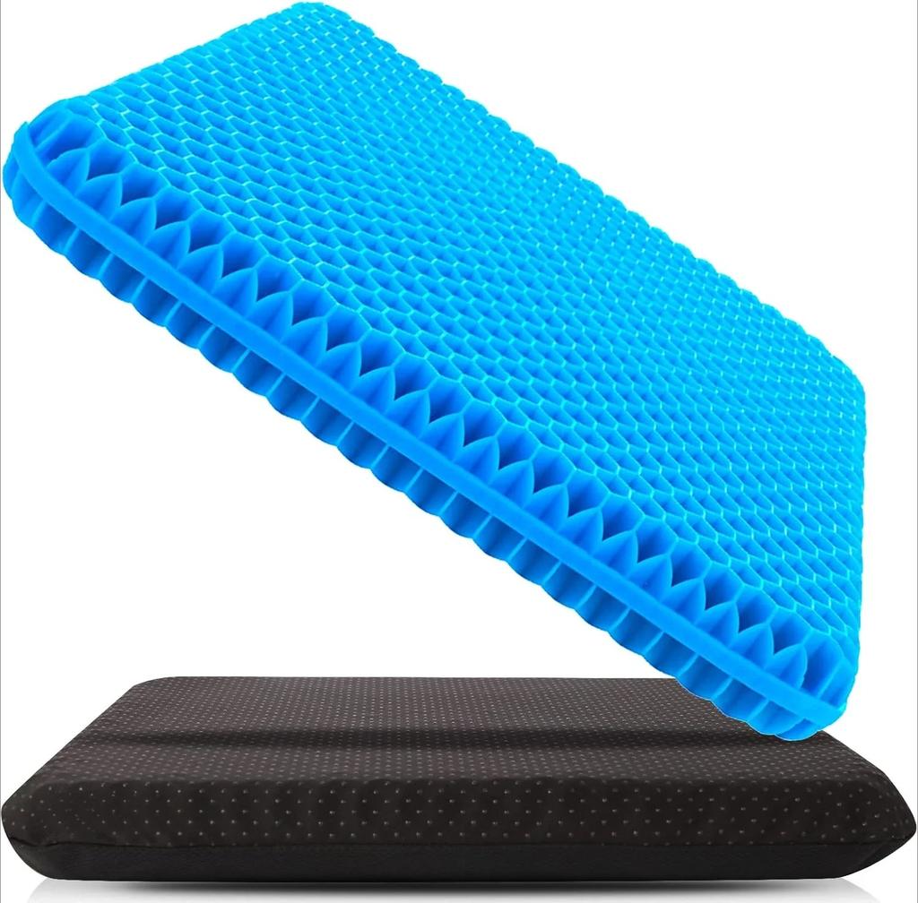 Wheelchair soft gel seat cushion, gel seat cushion, breathable gel car seat cushion, office chair gel seat cushion