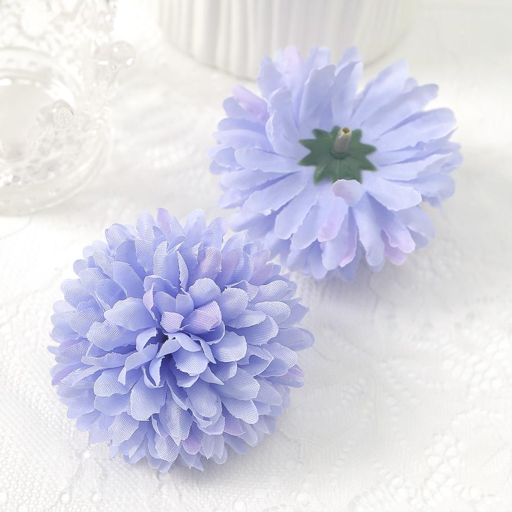 

10Pcs Of Orange Artificial Flowers Head Mini Chrysanthemums Home Room Decoration DIY Dining Table Center wedding Decor Accessory 10Pcs светло-фиолетовый