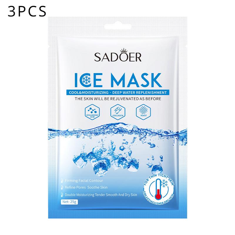 Sadoer Mască de Gheață pentru Hidratare Profundă Hrănitoare Hidratantă și Hidratantă Lifting și Reîntinerire Mască de Față