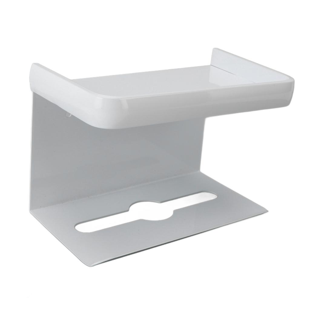 Toilet Paper Holder Wall Mount Tissue Roll Storage Rack Aluminum Tissue Dispenser for Bathroom Washroom