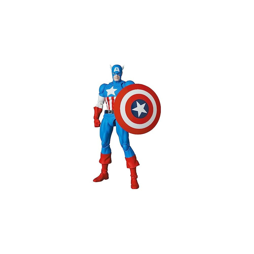 MAFEX Captain America Comic Version Action Figure 6-inch Collectible Toy
