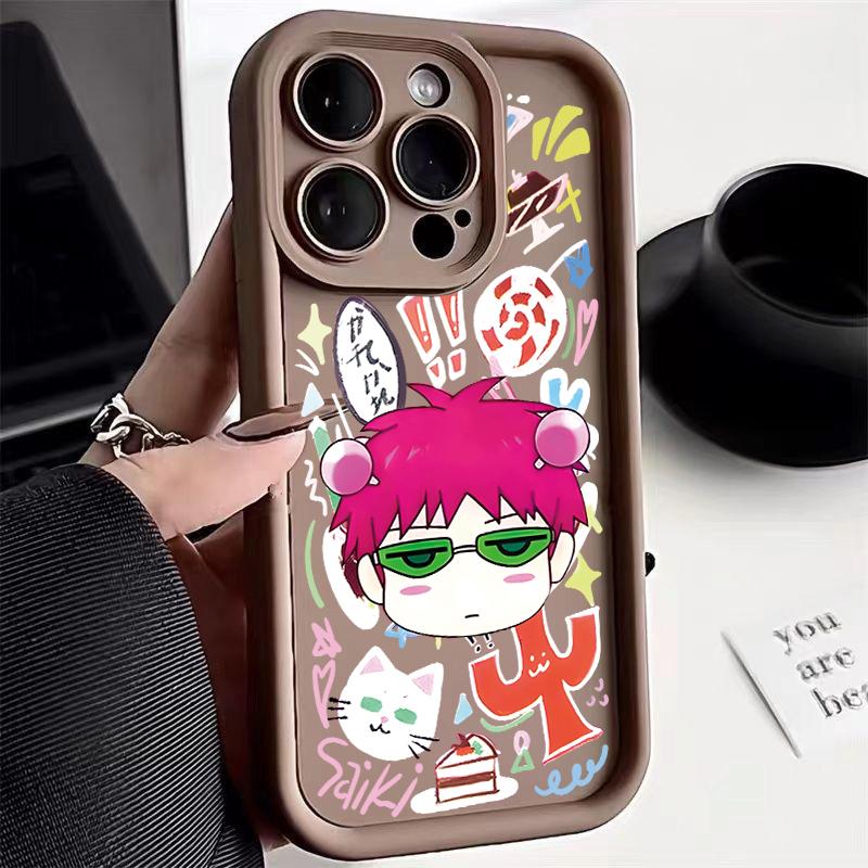 

Silica Gel Cute Kitty Boy Phone Case For iPhone 16e 16 15 14 13 12 11 Pro Max XS XR 7 8Plus Shockproof Cartoon Character Pattern iPhone 15 Pro