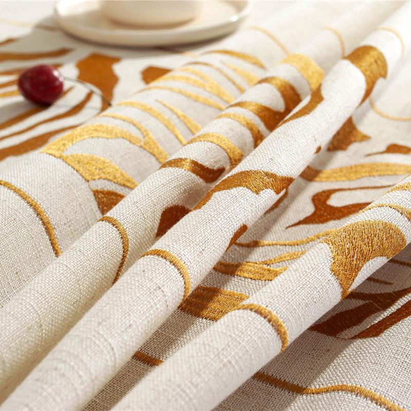 Amazon Embroidery Striped Geometric Tablecloth Tablecloth Tablecloth Rectangular Coffee Table Tablecloth Table Cloth