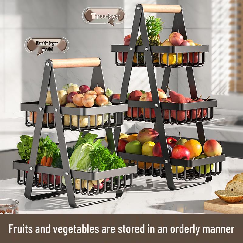 Nordic Kitchen Multi-Layer Fruit & Vegetable Storage Basket