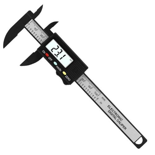 Lesunty Small Digital Caliper, 0-100mm Electronic Ruler with Screen, 0-100mm Electronic Ruler with Screen, Electronic Caliper, Jewelry Caliper Angle R