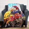 1Pc Power Rangers Teamup Blanket For Couch Bed Plush Cozy Fuzzy Blanket Super Soft Warm Blankets For Fall And Winter 0918261