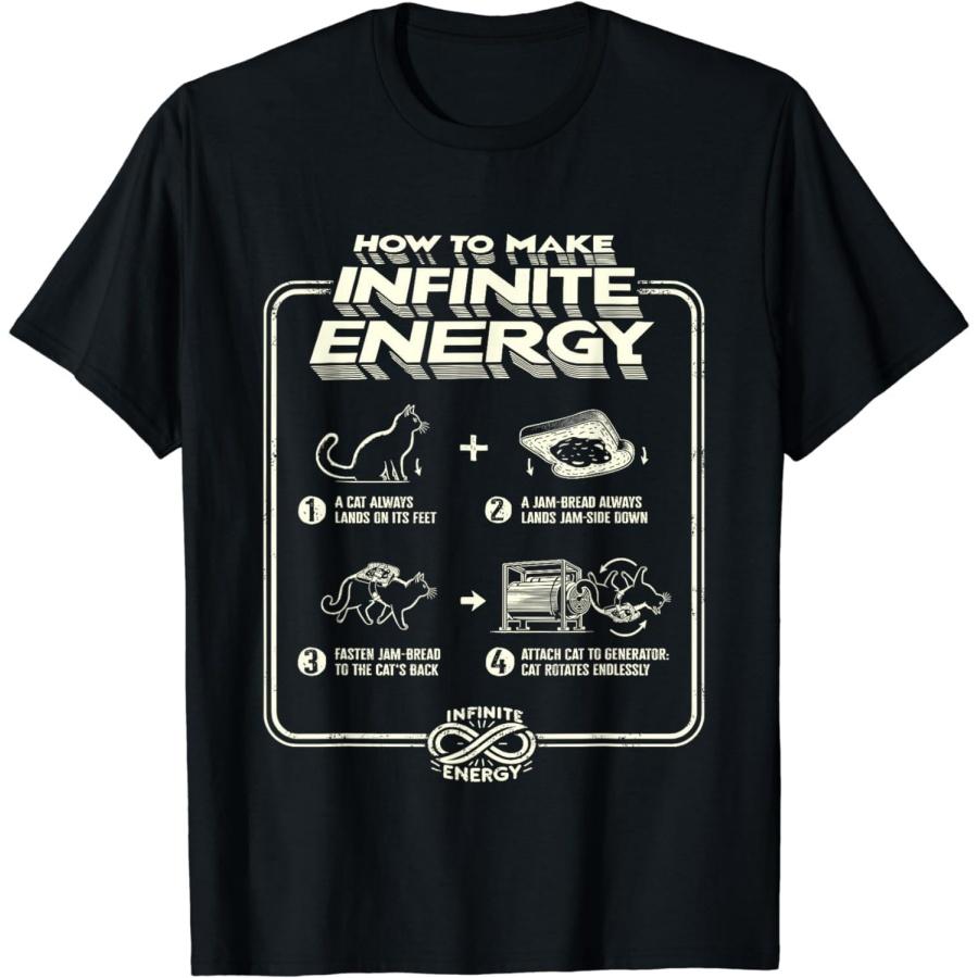 Hopfen Science Experiment Perpetual Mobile Infinite Energy Cat T-Shirt XXXXXL разноцветный