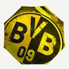 BVB, Dortmund Automatic Opening and Closing, 8 Rib Structure Portable Umbrella, Suitable for Men and Women In All Seasons  Perfect Gift for