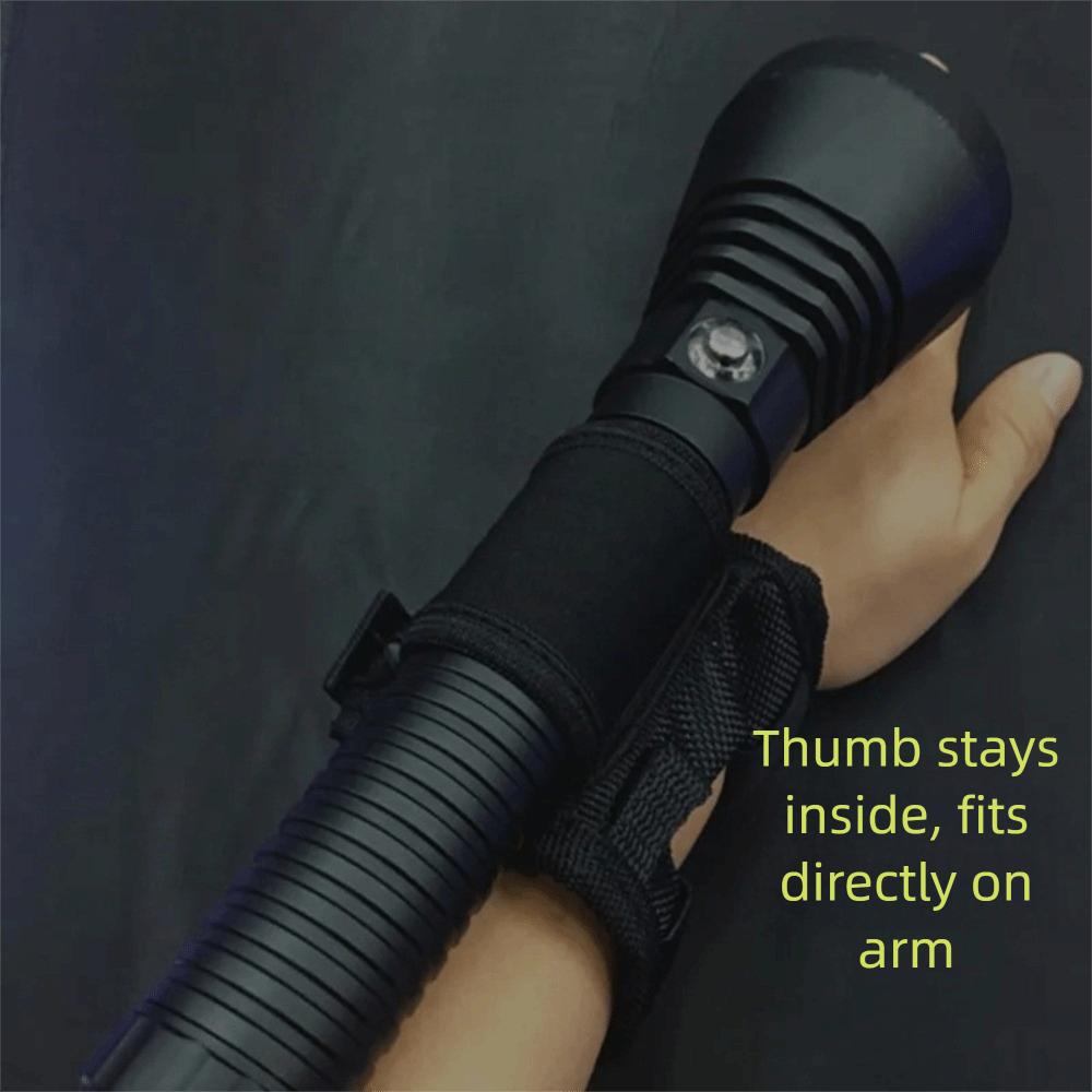 Outdoor Flexible Flashlight Holder Soft Durable Neoprene Arm Cover Hand Free Comfortable Material Wrist Strap Outdoor Diving