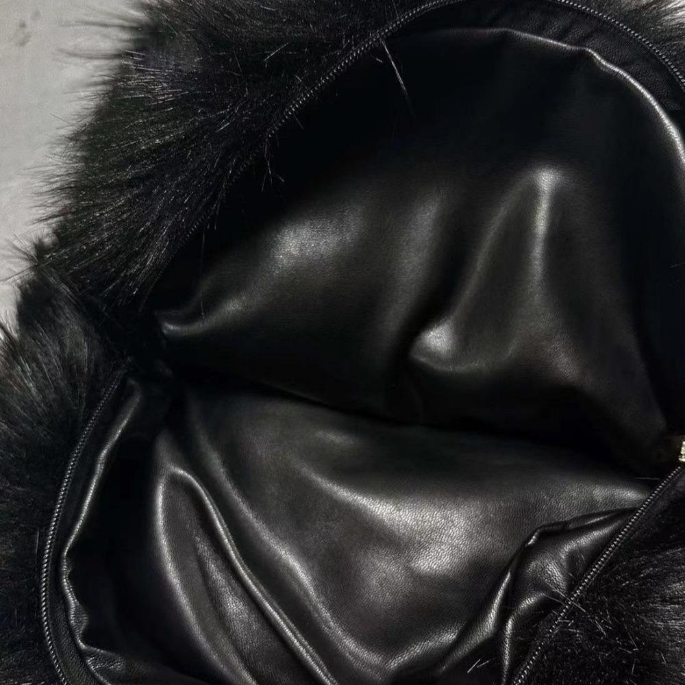 Borse Moda Inverno Zaino Soffice Peluche Grande Capacità Versatile Zaino da Uomo e Donna