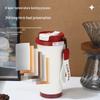 Zhenshijia Lily of the Valley Portable Insulated Coffee Cup 500ml