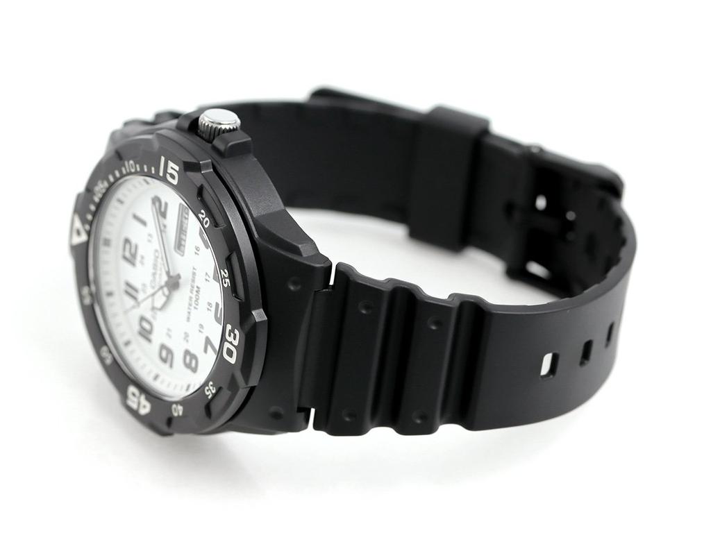 Casio Standard Watch, Unisex, MRW-200H-7BVDF, Quartz, White/Black [Used]