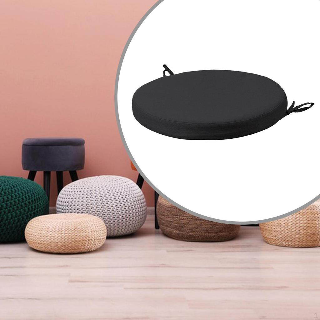 Round Chair Cushion Pad Soft Floor Pouf Mat Traditional Meditation for Office Tea