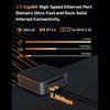 Mini PC Desktop Computer for AMD Ryzen 7 8745HS 8 Core 16 Thread S Up To 4.9GHz WiFi 6 Bluetooth 5.2 Support Triple