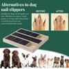 Dog Scratch Pad For Nails Scratching Dog Paw Square Sandpaper Pad With Treat Box Nail Grinder Scratcher Scratching Board