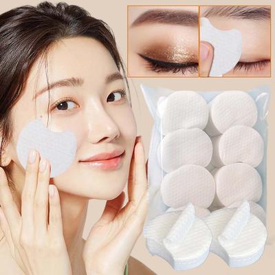 300/600Pcs Pearl Pattern Makeup Remover Cotton Facial Cleaning Soft Thick Wet Compress Cotton Pad Travel Makeup Remover Pad
