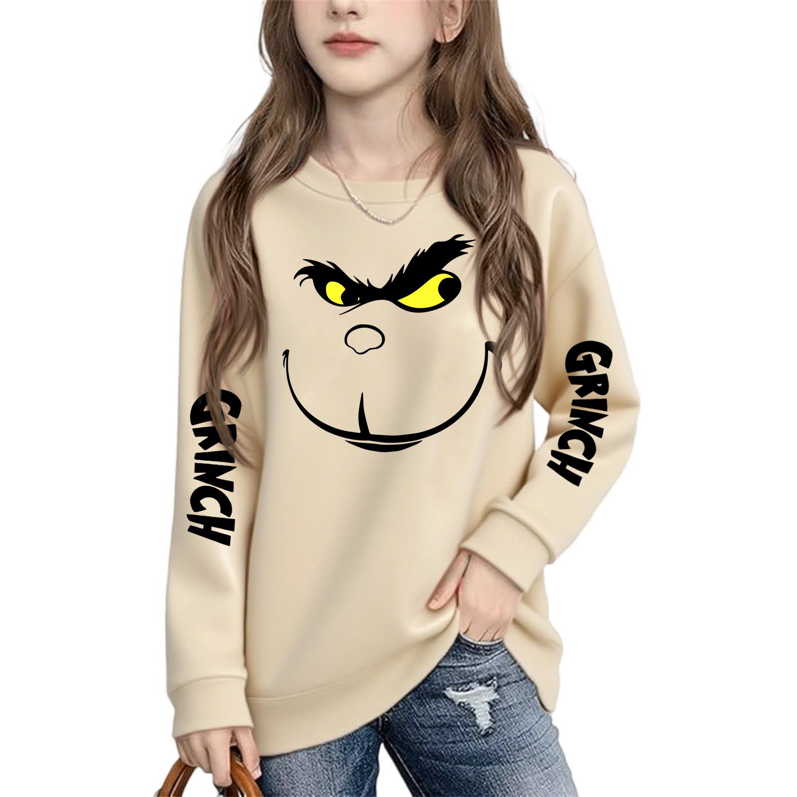 

Детские модные повседневные универсальные повседневные толстовки с круглым вырезом для мальчиков и девочек, повседневные лоскутные топы с длинными рукавами, свитшоты 110 бежевый