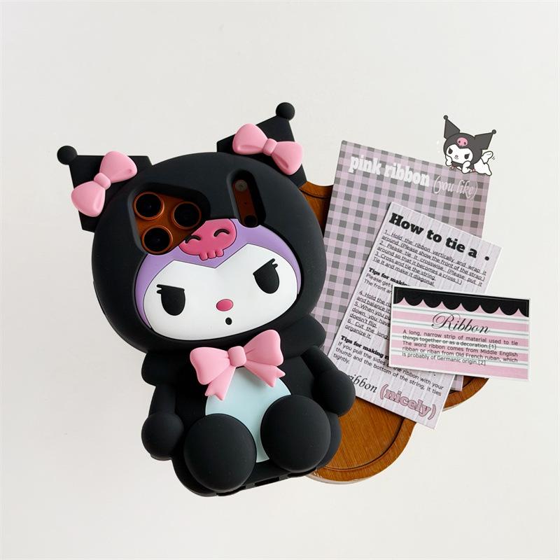 Kuromi Cartoon iPhone 14/13/12/11/Pro Max Anti-Fall Case
