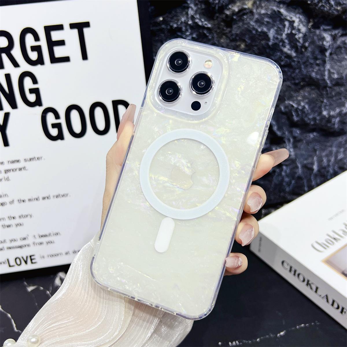 

Чехол Apple 16E с блестящим узором и магнитной фиксацией подходит для чехлов для iPhone15. 16PROMAX полностью защищен и ударопрочен Apple 16E