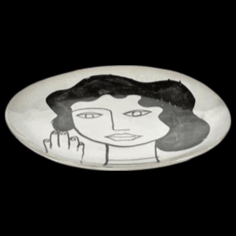 SERAX La Mere Modern Minimalist Hand-painted Stoneware Plate
