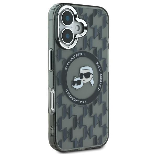 Karl Lagerfeld Klhmp16Shmckmhk Iphone 166.1 Czarny/Black Iml Monogram Karl&Choupette Head Magsafe