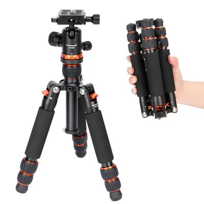 Koolehaoda Mini-Stativ für Tischstativ mit Kugelkopf für DSLR Tragfähigkeit Leichtes Reise-Stativ Kameras, Stativ, Aluminium, 63,5cm