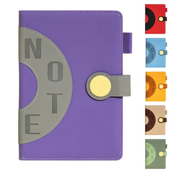 2026 Schedule Planner Notepad A5 Magnetic Closure Planner Color-Blocked Productivity Notebook with 12-Month Organizer