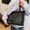 Cross Ribbon Simple Itabag Single Badge Itabag Shoulder Bag Transparent Pocket  Fans Supplies