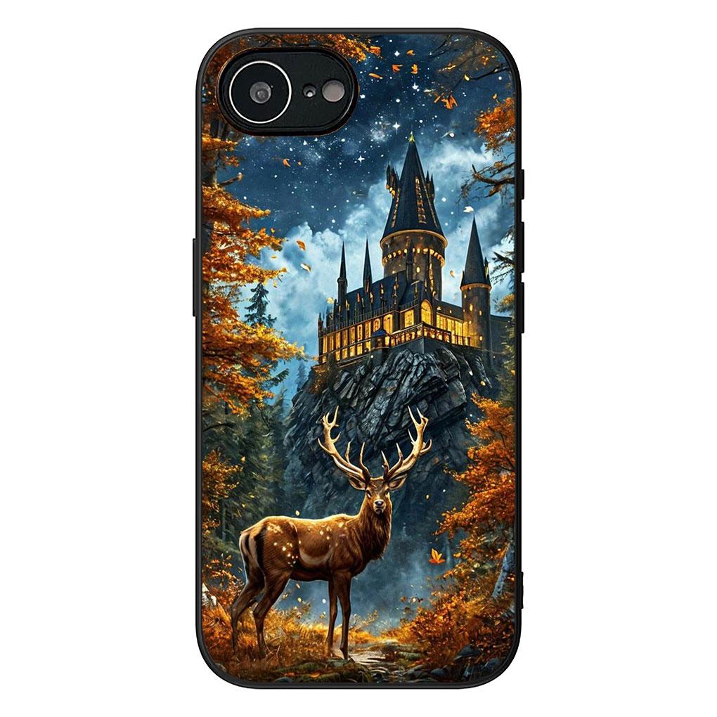 Phone Cover for Apple iPhone 13 12 Mini XS 11 Pro Max 7 8 Plus XR SE 2022 2020 SE3 Case Cool Harries Owl Wand Art Potters