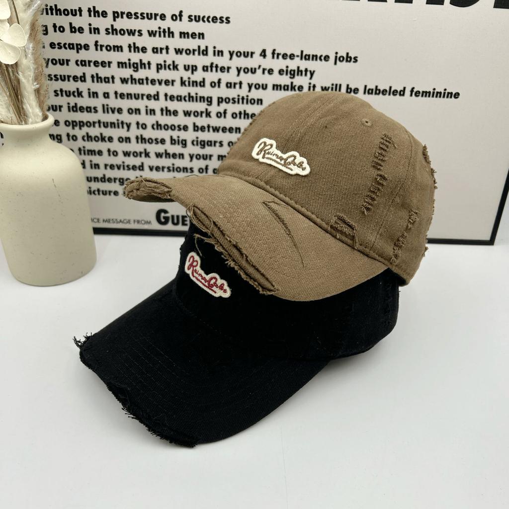 New Versatile Cap Men and Women Couples Baseball Cap Deep Top Hard Top Letter Embroidery Spring and Summer Sunshade