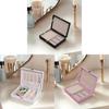 Jewelry Storage Box With Leather Cover For Travel And Gift Giving